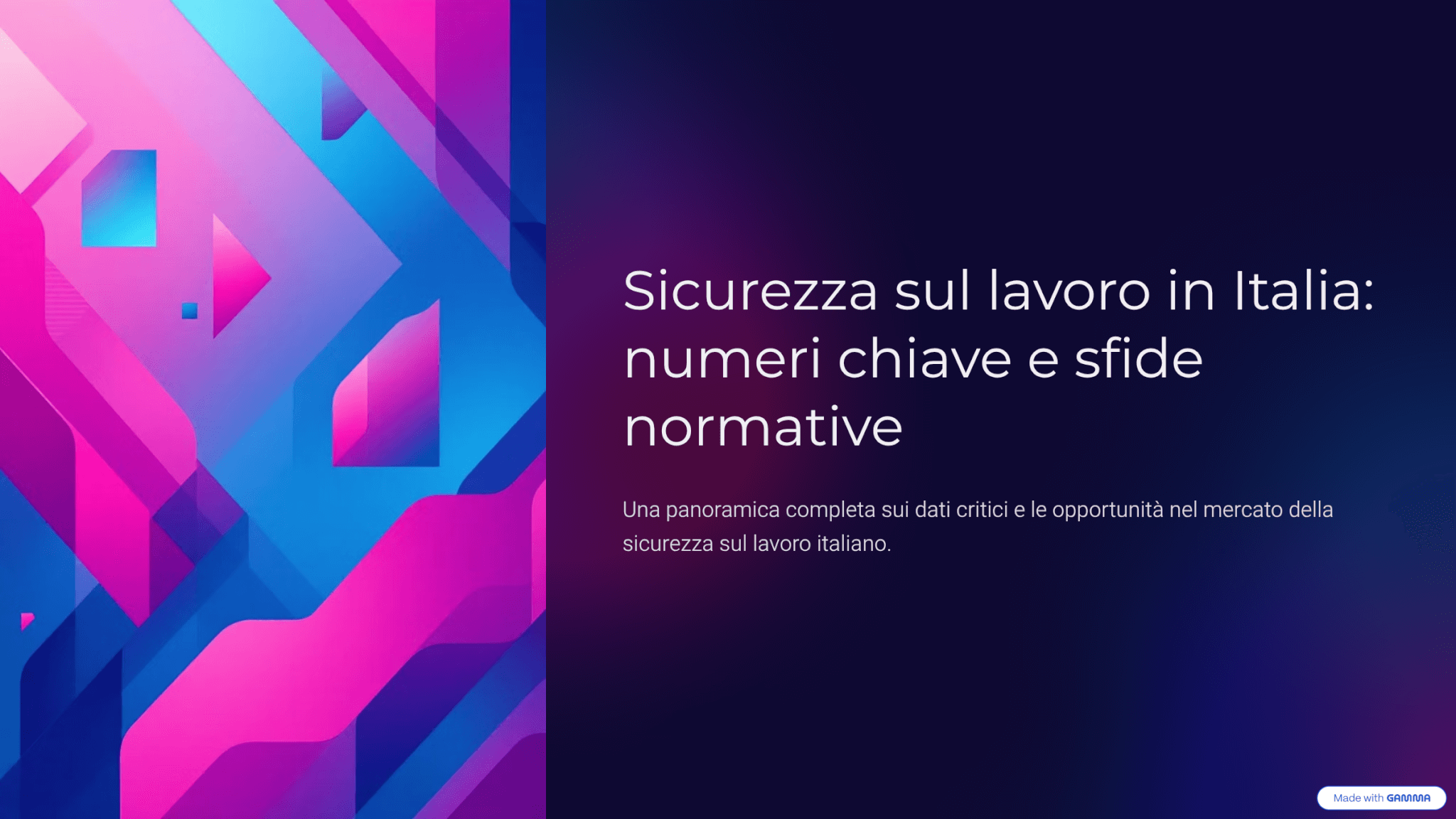 Featured image for “Sicurezza sul lavoro in Italia: numeri chiave e sfide normative”